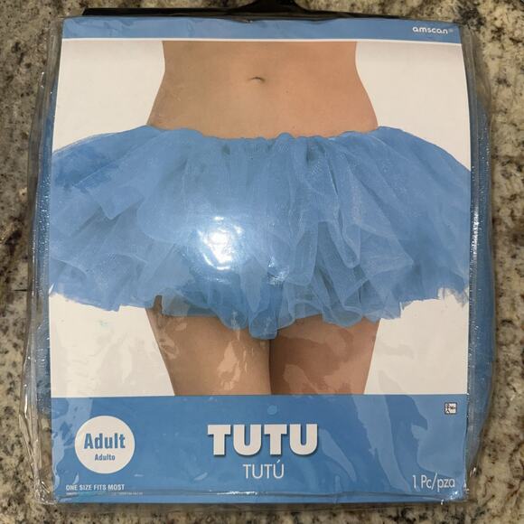 Blue Tutu Adult Size by Amscan Inc - Costume Style Tutu. (one size fits most) - Picture 1 of 2